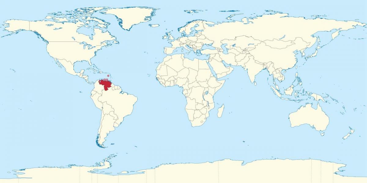 venezuela pe harta lumii