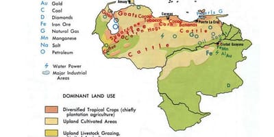 Harta venezuela resurselor naturale