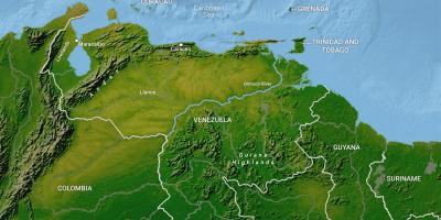 Harta de geografie venezuela