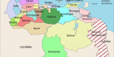 Harta venezuela membre