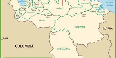 Harta venezuela politice