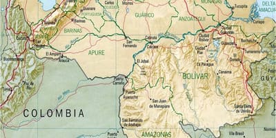 Harta venezuela râu